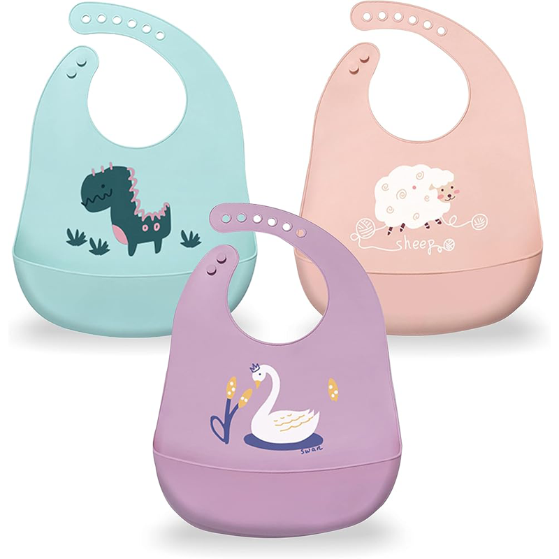 Silicone-Food-Catcher-Bibs
