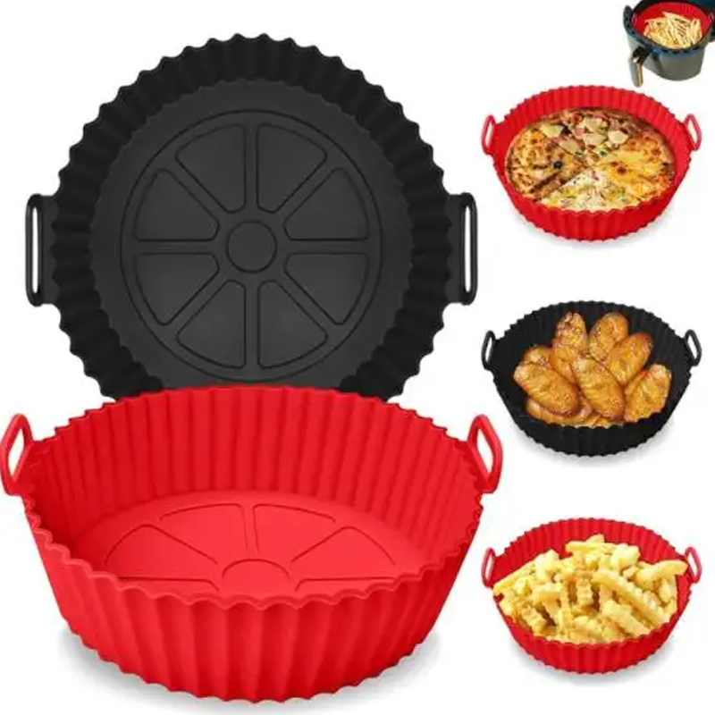 Heat Resistant Silicone Liners for Air Fryer Accessories with Custom Logo1