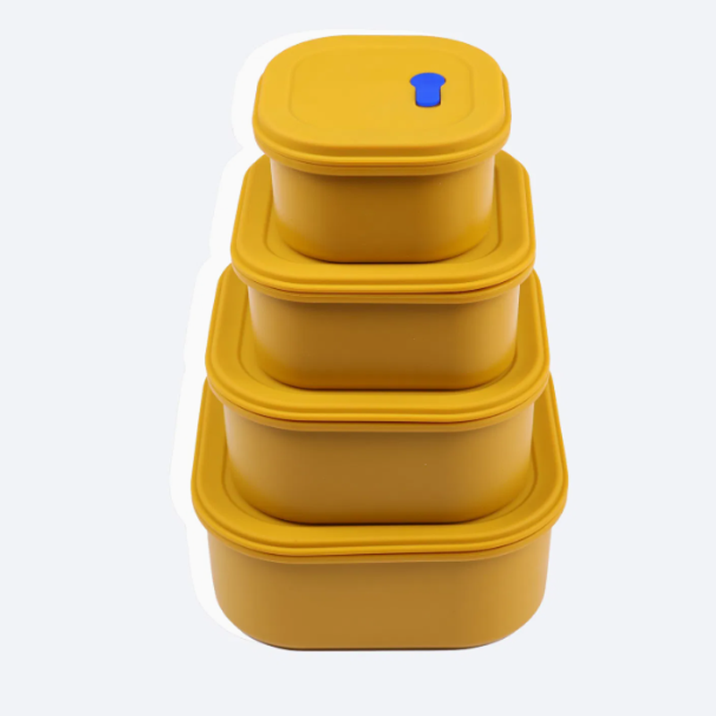 OEM Reusable Silicone Snack Containers with Airtight Lids Manufacturers6