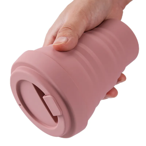 Personalized Silicone Rubber Reusable Collapsible Coffee Cups for Travel Solutions Manufacturers3