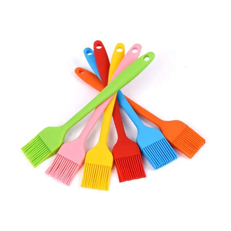 Customized Heat Resistant Silicone Basting Pastry Brush for BBQ Application Manufacturing 1